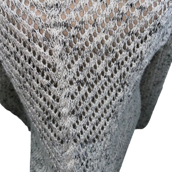 Bar III XL Pinhole Knit Sweater Marled Gray - Picture 5 of 5